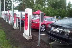 Tesla Supercharger in Europa
