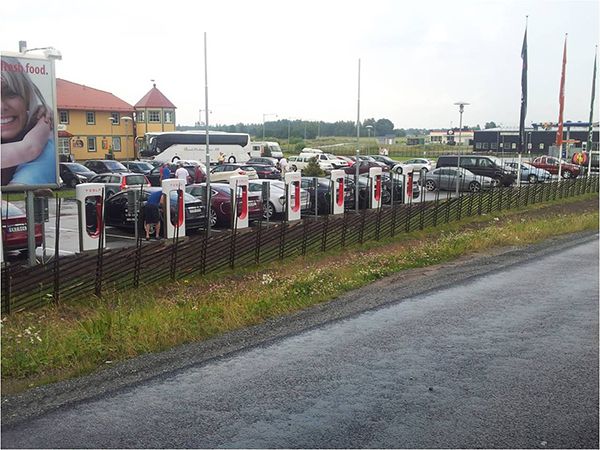 Tesla Supercharger in Europa
